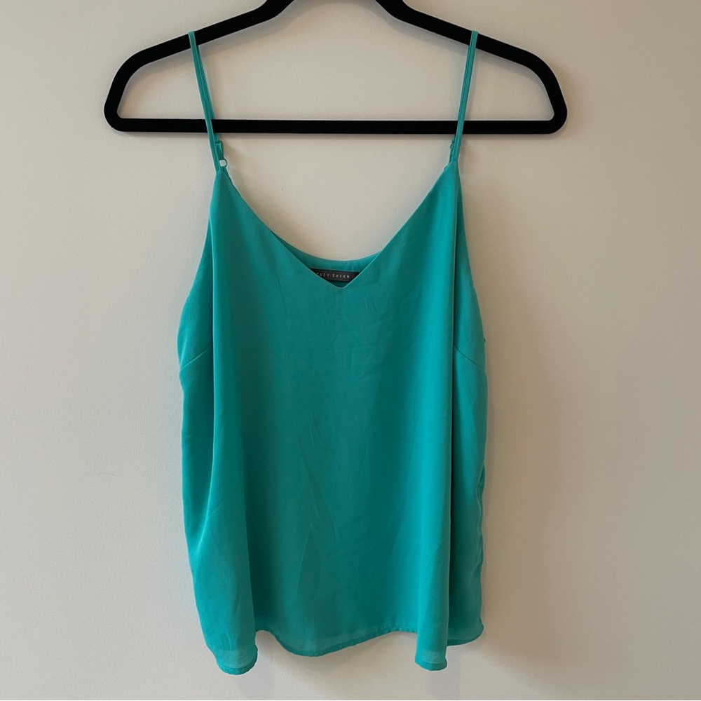 Suzy Shier Vibrant Teal Camisole Top